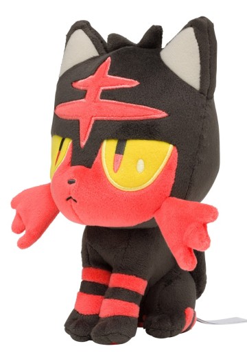 宝可梦 毛绒玩偶 火斑喵