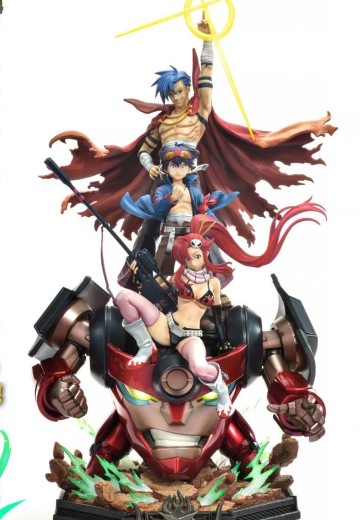 UPMGL-01 天元突破红莲螺岩 卡米纳、西蒙、优子与螺岩 “我们的信念能突破天际”