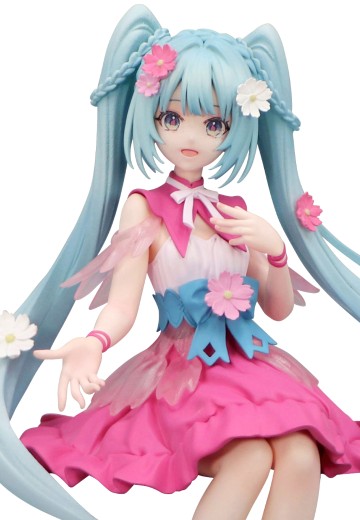 压泡面 初音未来 花仙子 波斯菊 | Hpoi手办维基