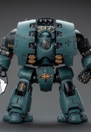 战锤:荷鲁斯叛乱 荷鲁斯之子 装备攻城钻的利维坦无畏机甲