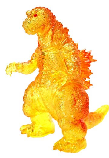 中等尺寸系列 / 哥斯拉 大怪兽总进攻 哥斯拉（2001）透明橘色 | Hpoi手办维基