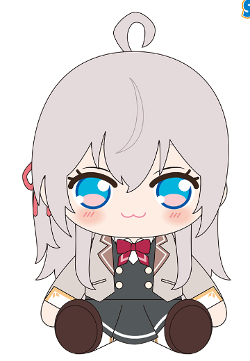 不时用俄语小声说真心话的邻桌艾莉同学 动画版 坐姿毛绒玩偶 | Hpoi手办维基