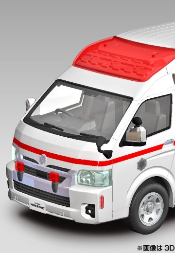 卡扣组合型套件 No.02-HM 丰田 高规格救护车 | Hpoi手办维基