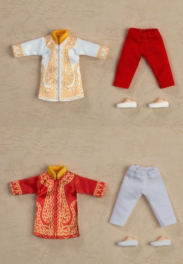 粘土娃 服装套组 世界之旅 印度：男孩（白色/红色） | Hpoi手办维基