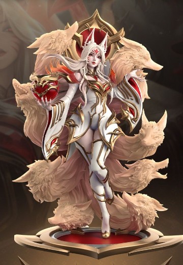 英雄联盟 名人堂Faker 联盟不朽阿狸 | Hpoi手办维基