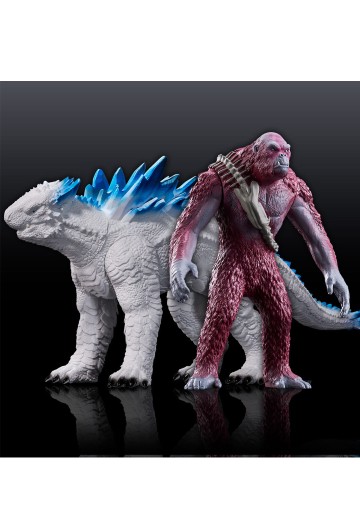 电影怪兽系列 哥斯拉大战金刚2：帝国崛起 雪魔 与 刀疤王 套装 | Hpoi手办维基