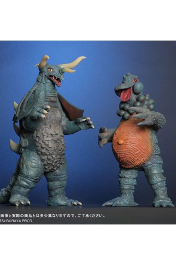 大怪兽系列 泰罗奥特曼 科斯莫利基德 与 莱布王 激战配色