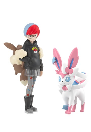 宝可梦比例世界 帕底亚地区 牡丹+仙子伊布