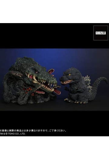 Q版拟真 哥斯拉（1989）+ 碧奥兰蒂 夜间配色版 套装