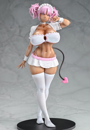 黑色辣妹女仆淫魔要吃掉主人了 可可亚 粉色版