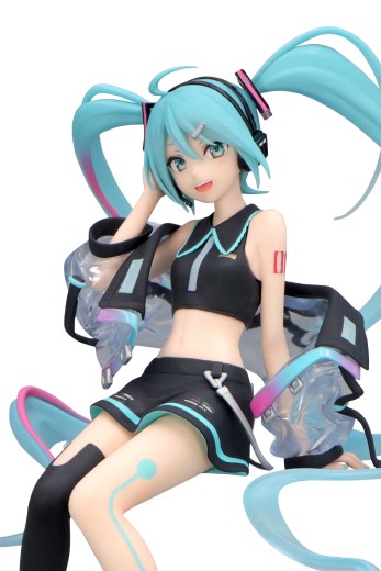 初音未来 压泡面人偶-炫彩科技款-