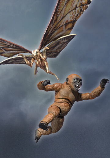 S.H.MonsterArts 迷你金刚与摩斯拉（2024）《哥斯拉大战金刚2：帝国崛起》 | Hpoi手办维基