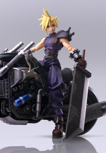 最终幻想7 BRING ARTS 克劳德·斯特莱夫与HARDY-DAYTONA