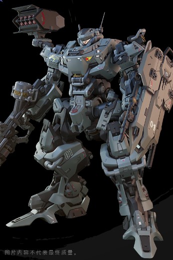 超可动拼装系列 赤热 闪耀红星-通用机-戟虎贰式 | Hpoi手办维基