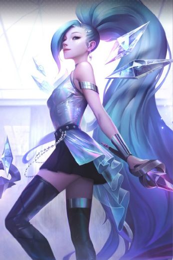 英雄联盟 K/DA ALL OUT 萨勒芬妮 | Hpoi手办维基