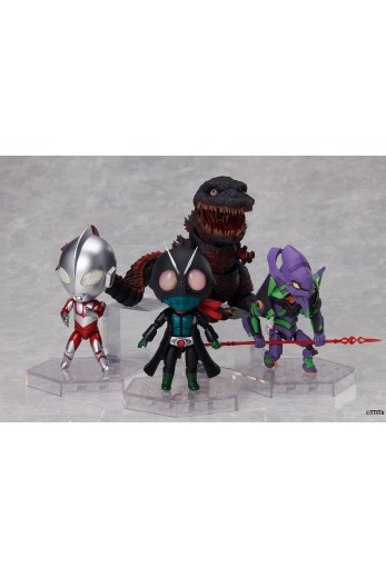 DFORM＋ 	新・日本・英雄宇宙（一套4个 哥斯拉＆初号机＆奥特曼＆假面骑士） | Hpoi手办维基