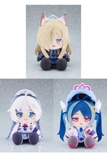 蔚蓝档案 Chocopuni 毛绒玩偶 尾刃康娜/中务桐乃/合欢垣吹雪