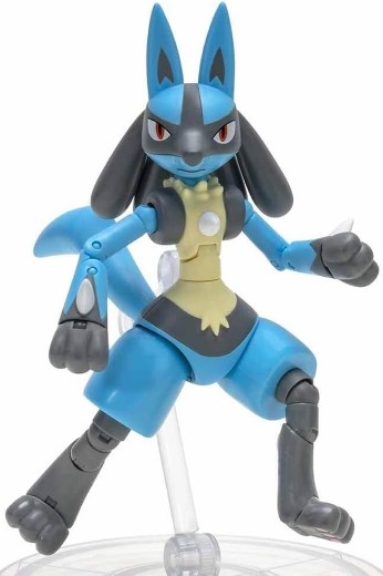 宝可梦 精选6英寸铰链式可动 路卡利欧 | Hpoi手办维基