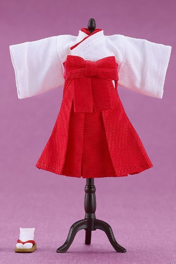 粘土娃 服装套组 巫女