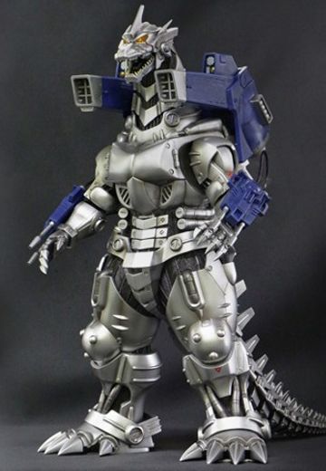 真的杰作系列EX 哥斯拉大战机械哥斯拉 3式机龙 重武装型  X-PLUS限定 | Hpoi手办维基