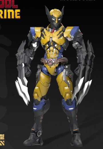 死侍与金刚狼 金刚狼 拼装可动模型 | Hpoi手办维基