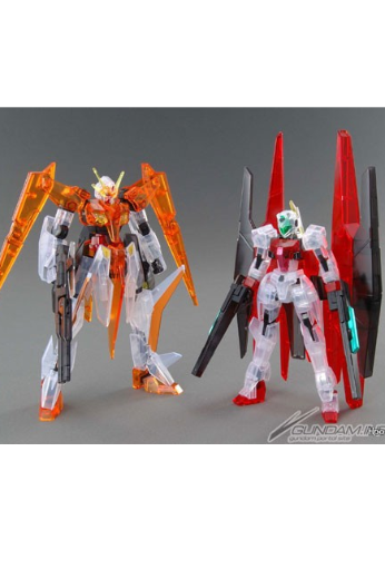 高达模型展专属商品 HG 1/144 堕天使高达与GN弓手 透明配色版 | Hpoi手办维基