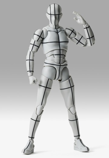 S.H.Figuarts 男性素体 -体育运动- Edition  -辅助线-(灰色款)