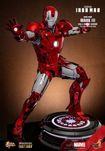 钢铁侠 钢铁侠3号装甲 红银电镀色版 | Hpoi手办维基