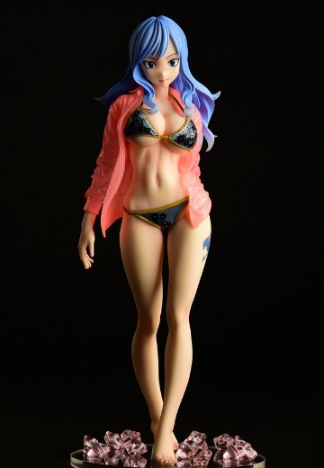 妖精的尾巴 朱毕安·罗克丝 Gravure Style 黑色比基尼 透明湿衬衫SP