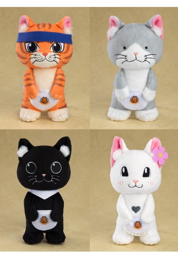 拉面赤猫 毛绒玩偶 文藏/佐佐木/萨布/小花 | Hpoi手办维基