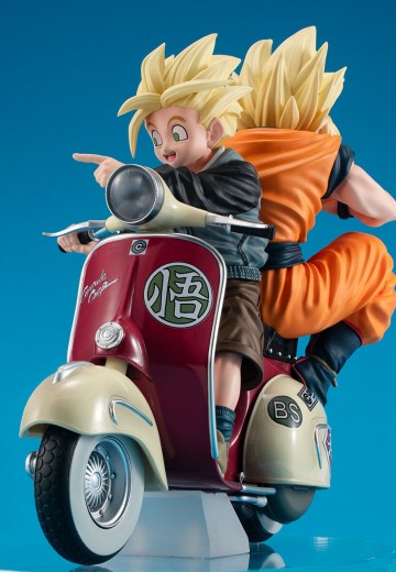 DESKTOP REAL McCOY EX 超级赛亚人孙悟空 与 超级赛亚人孙悟饭 与 摩托车 | Hpoi手办维基