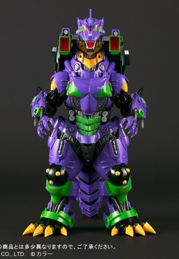 东宝大怪兽系列 3式机龙（2002）重武装型 EVA初号机配色 | Hpoi手办维基