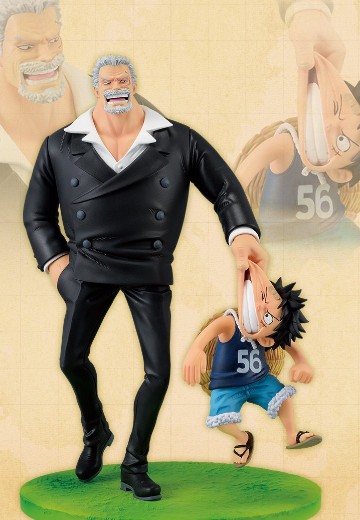 一番赏 航海王 ROAD TO DAWN -冒险的轨迹- B奖 追忆往昔-蒙奇·D·路飞 与 蒙奇·D·卡普- | Hpoi手办维基