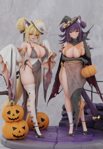 萌姬联合 斯特拉&尤里 万圣节 | Hpoi手办维基