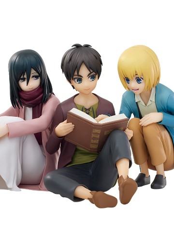 一番赏 进击的巨人 ～地鸣～ A奖 艾伦、三笠和阿明 ~墙外的世界~