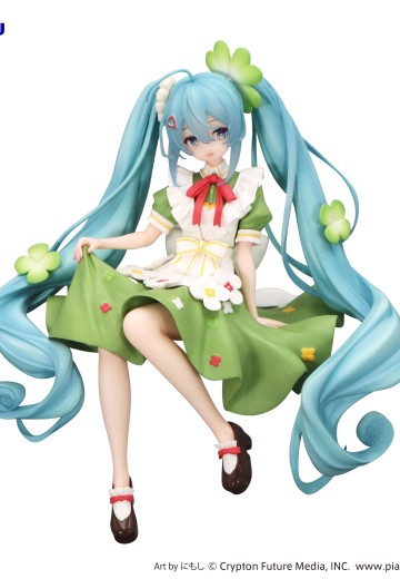 初音未来 压泡面人偶 花仙子系列—幸运草仙子—