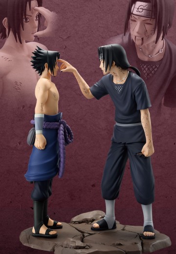 一番赏 火影忍者疾风传 映出内心的赤瞳 最终大奖 追忆往昔 宇智波佐助 与 宇智波鼬 | Hpoi手办维基