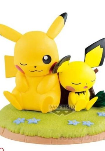 宝可梦 休闲时光 皮卡丘和皮丘的珍藏玩偶 | Hpoi手办维基