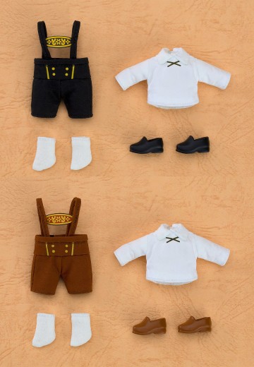 粘土娃 服装套组 世界之旅：德国男孩（黑色/棕色）