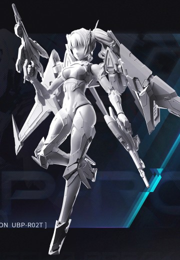 解限机 UBP-R02T 矛隼 衍生拼装机娘 | Hpoi手办维基