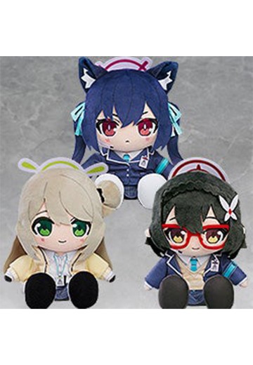 蔚蓝档案 Chocopuni 毛绒玩偶  黑见芹香/十六夜野宫/奥空绫音