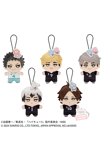 排球少年 三丽鸥角色联名款 豆丁套装玩偶3 | Hpoi手办维基