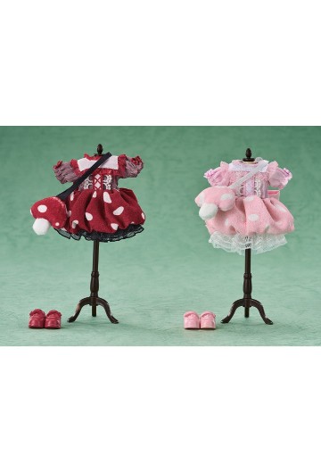 粘土娃 服装套组 蘑菇：女孩（红色/粉色） | Hpoi手办维基