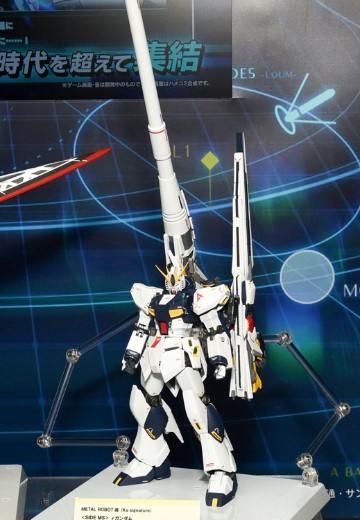 METAL ROBOT魂（Ka版）＜机动战士系列＞ν高达（长管飞翼浮游炮与长管飞翼浮游炮与高能米加粒子炮装备） | Hpoi手办维基