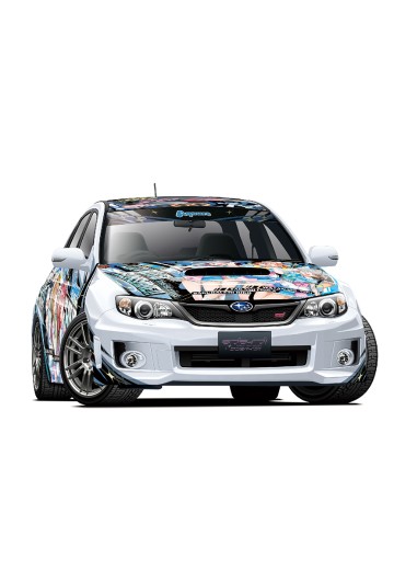 1/24 痛车 No.2  爱与演唱会！阳光!! GRB 翼豹 WRX STI 2010款（斯巴鲁）