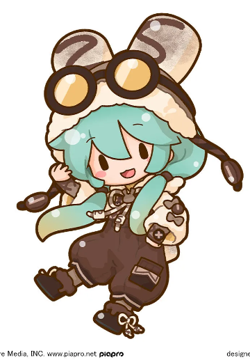 初音未来 冬日暖饮 fuwa petit毛绒玩偶（LL尺寸）