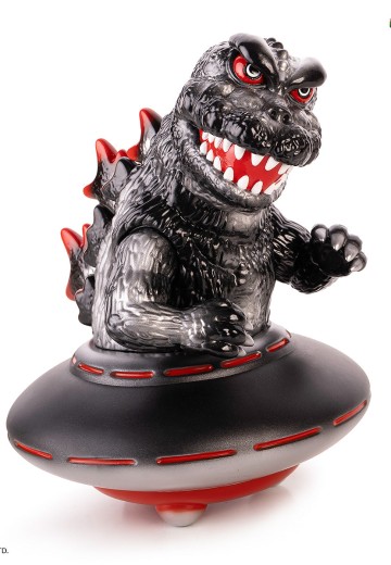 哥斯拉 UFO 软胶玩偶 X星人黑色（DCON）