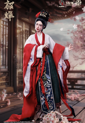 1/6 三国系列 MP043 貂蝉（植发版）12寸可动人偶模型 | Hpoi手办维基