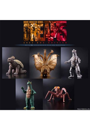 哥斯拉商城限定 电影怪兽系列 Dream5 2024盒装版 | Hpoi手办维基