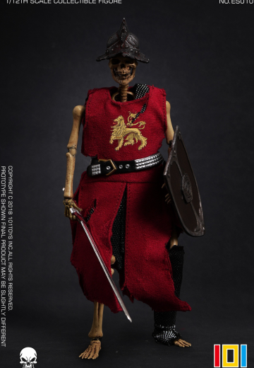 NO.ES010 掌上精灵系列 骷髅中世纪骑士A | Hpoi手办维基